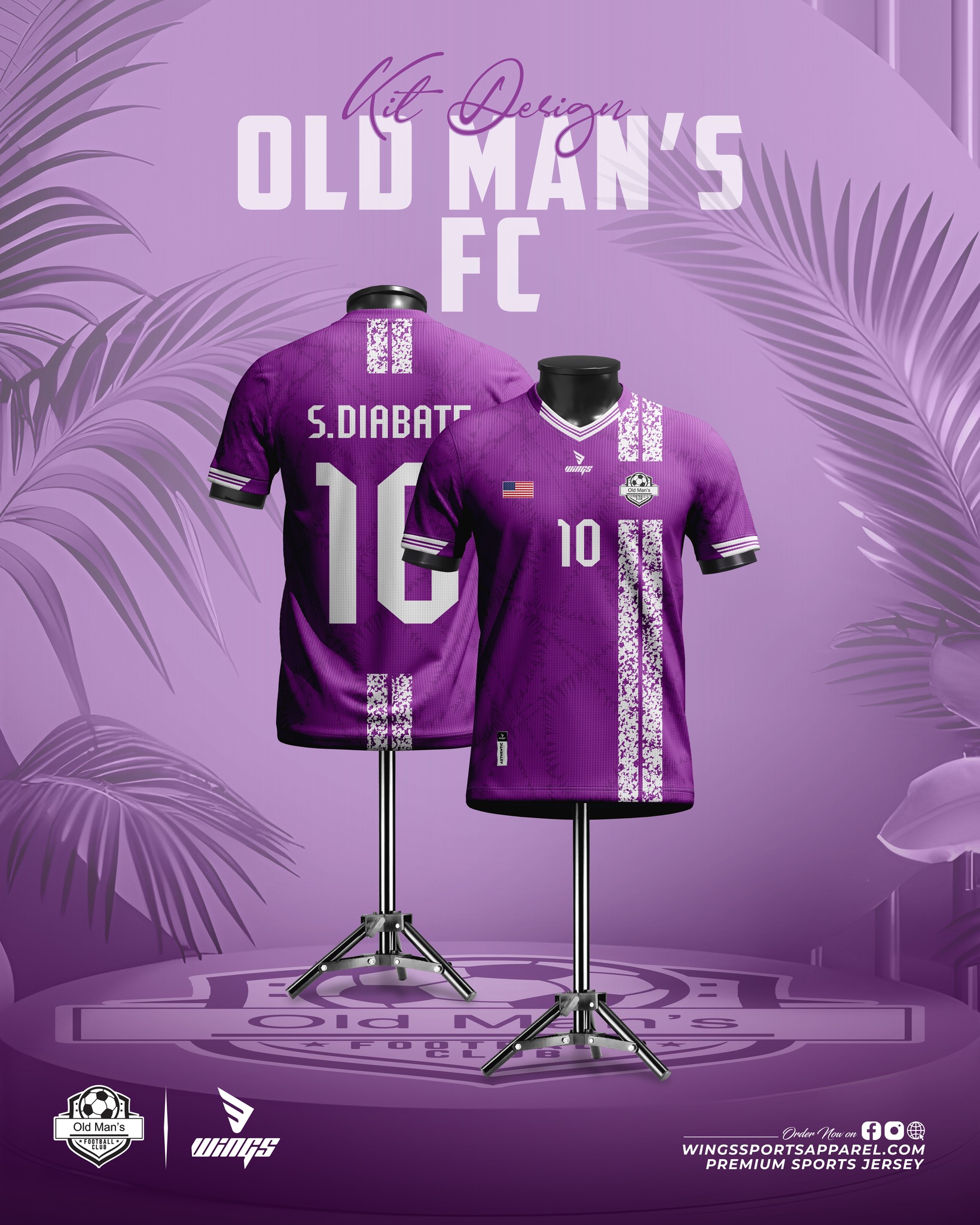 HOME KIT 2024-25!! OLD MAN'S FC, USA