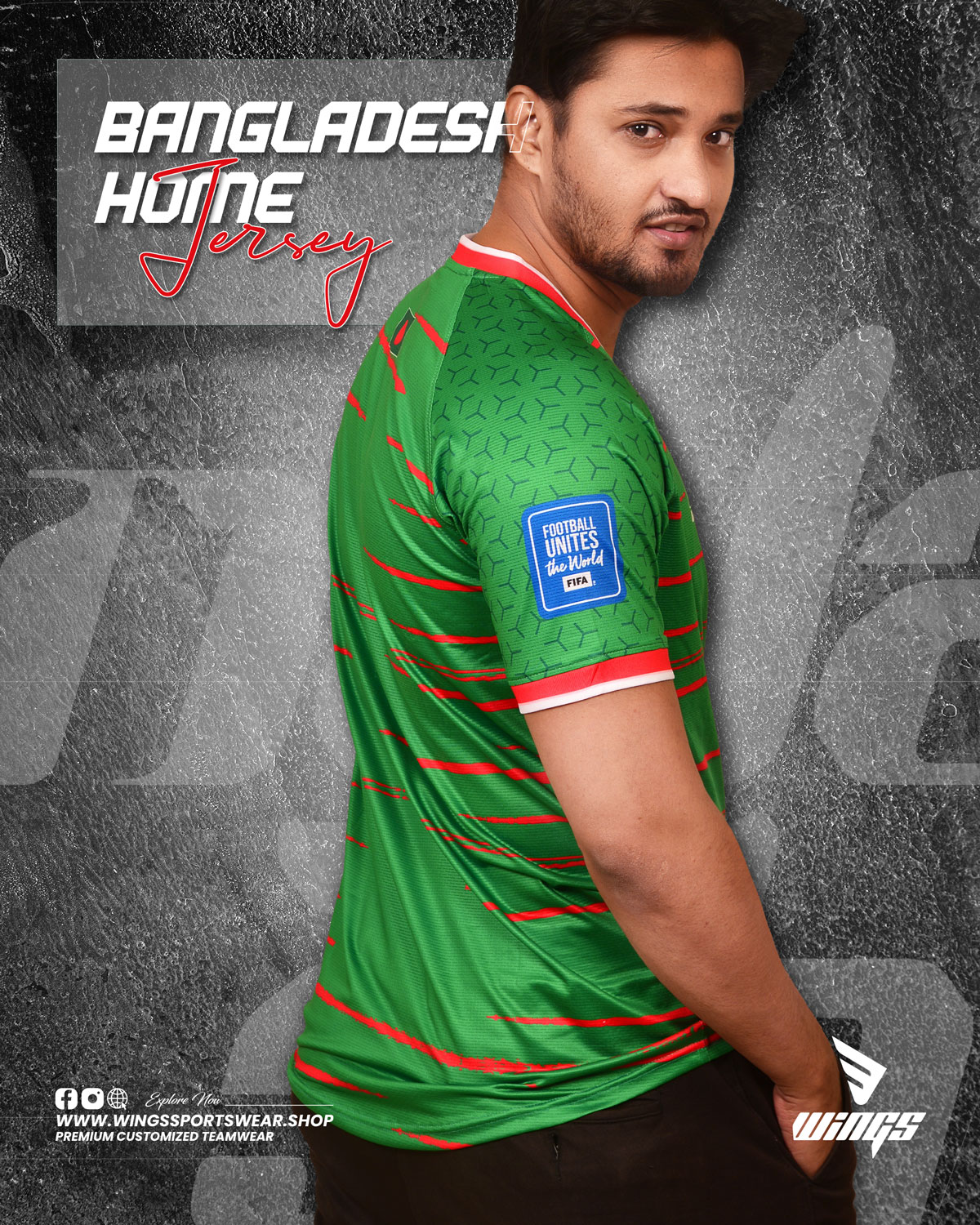 HOME JERSEY 2024-25!!
BANGLADESH NATIONAL FOOTBALL TEAM-6