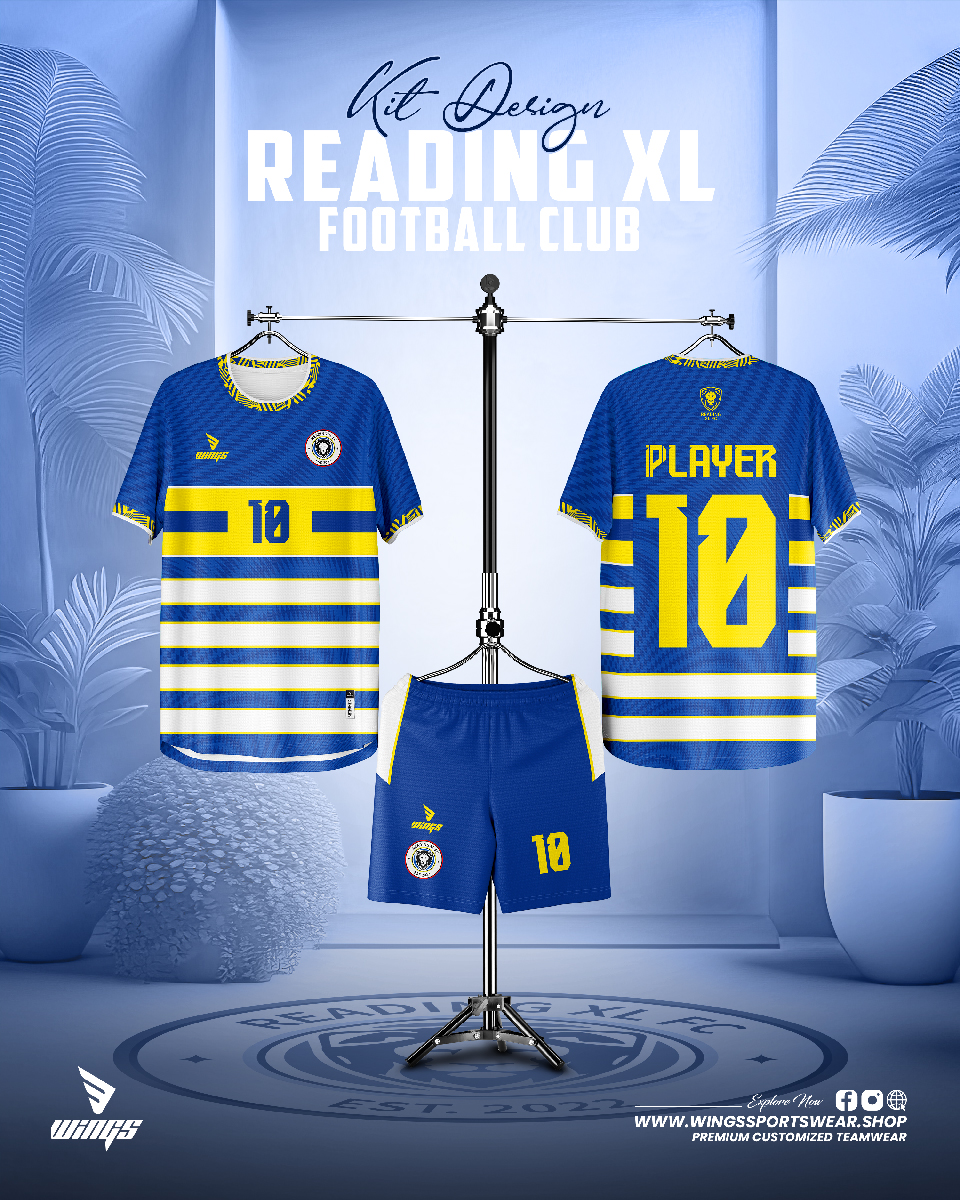 CONCEPT JERSEY DESIGN OF READING XL FC, UK