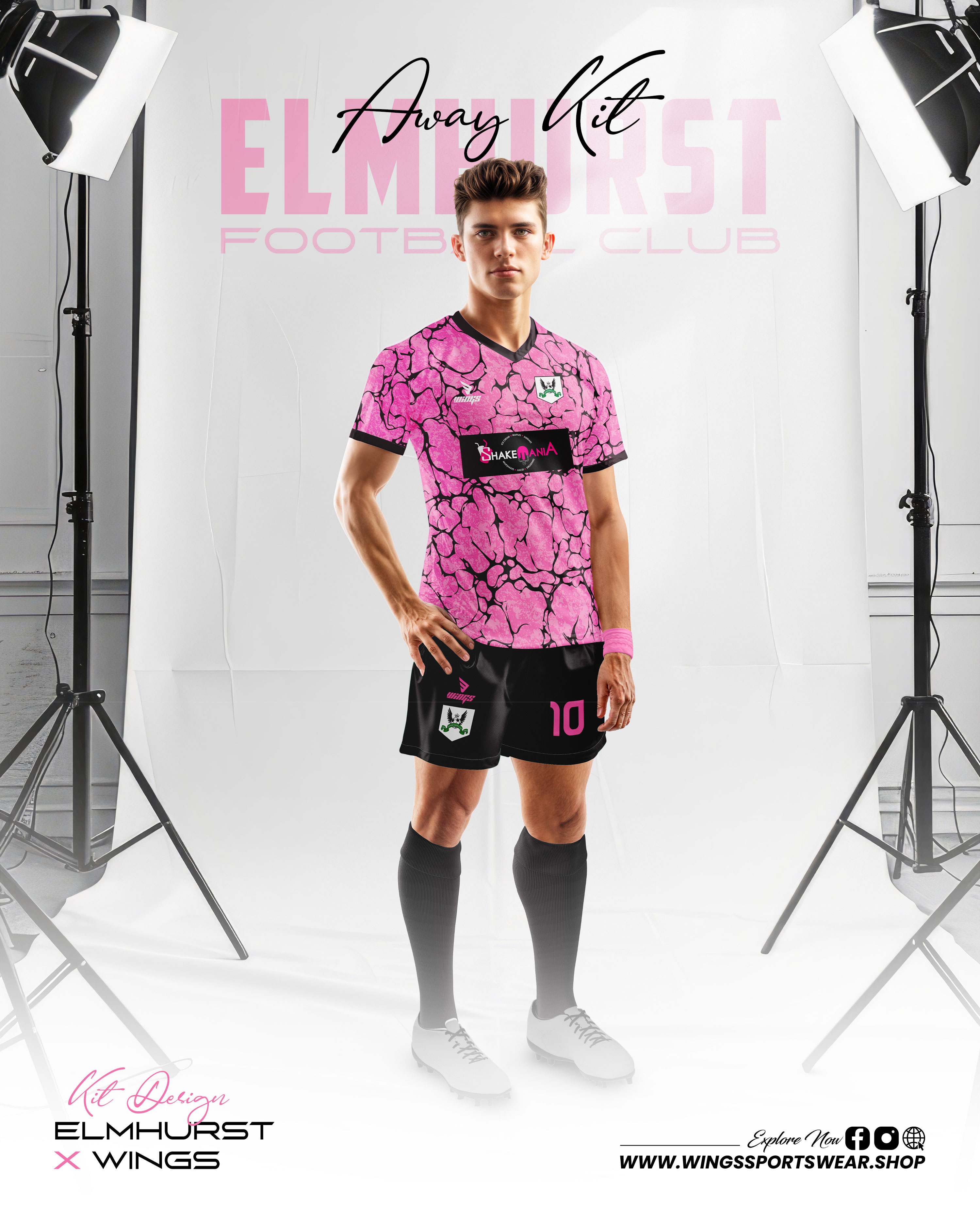 Away Kit-2024-25!! Elmhurst FC, UK