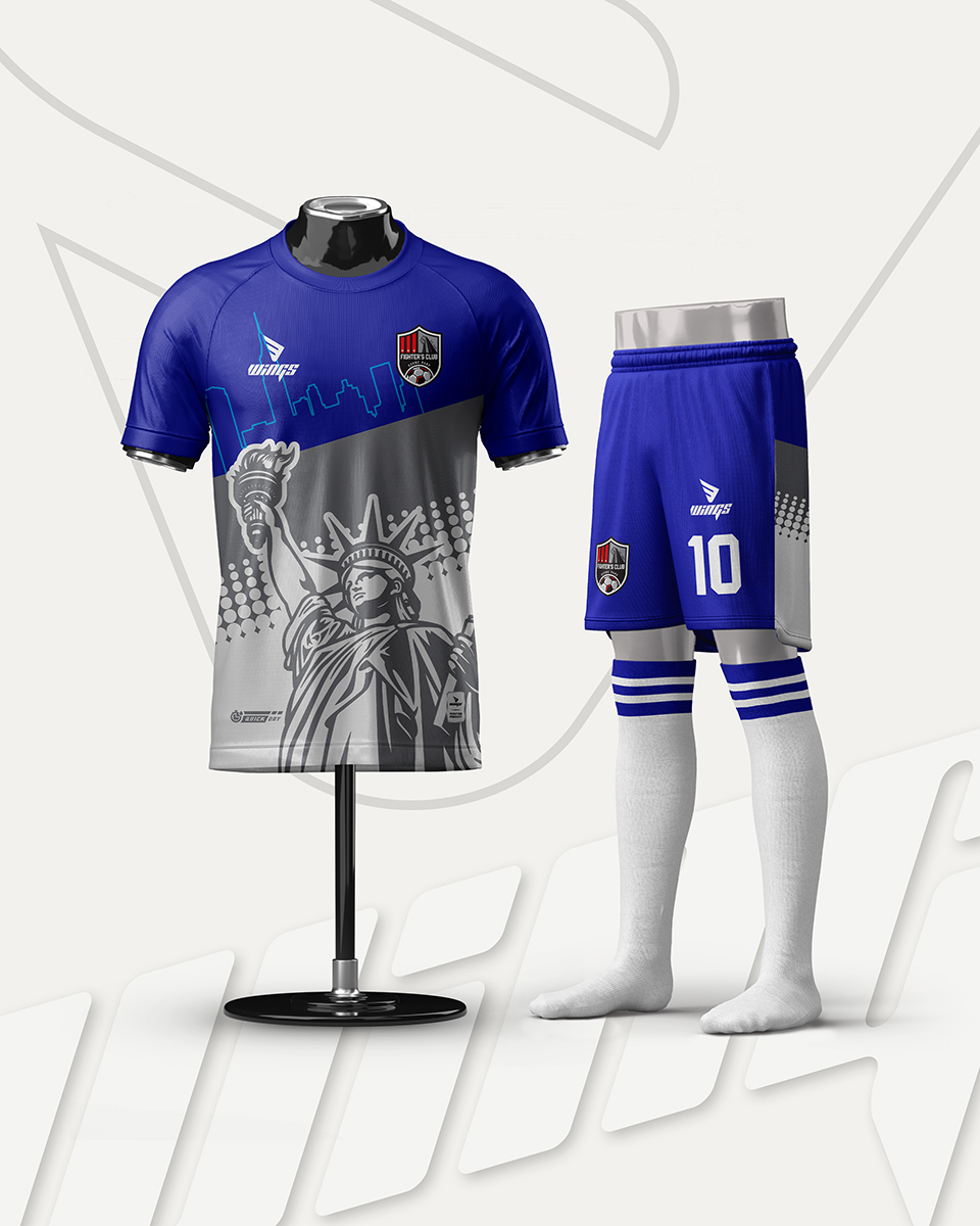 Away Jersey Design & Manufacturing for Ozone Park Fighters Club, USA
