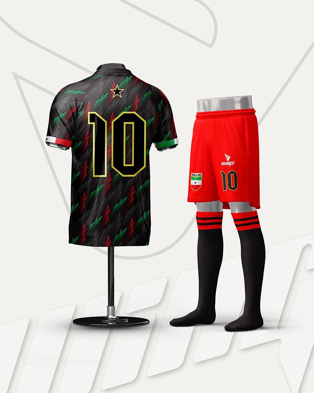 Away Jersey Design and Manufacturing of Somaliland Gallery Image 1
