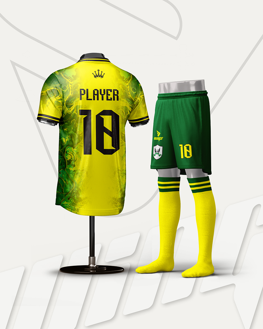 Jersey design and Manufacturing for Elmhurst FC, UK Gallery Image 1