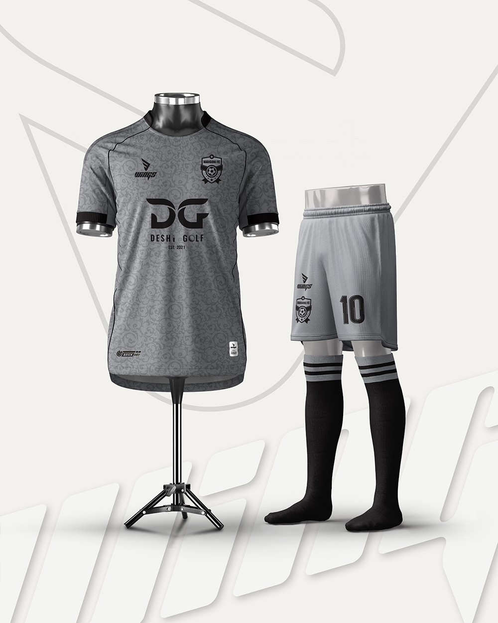 Jersey design and Manufacturing for the Nabigonj FC, UK