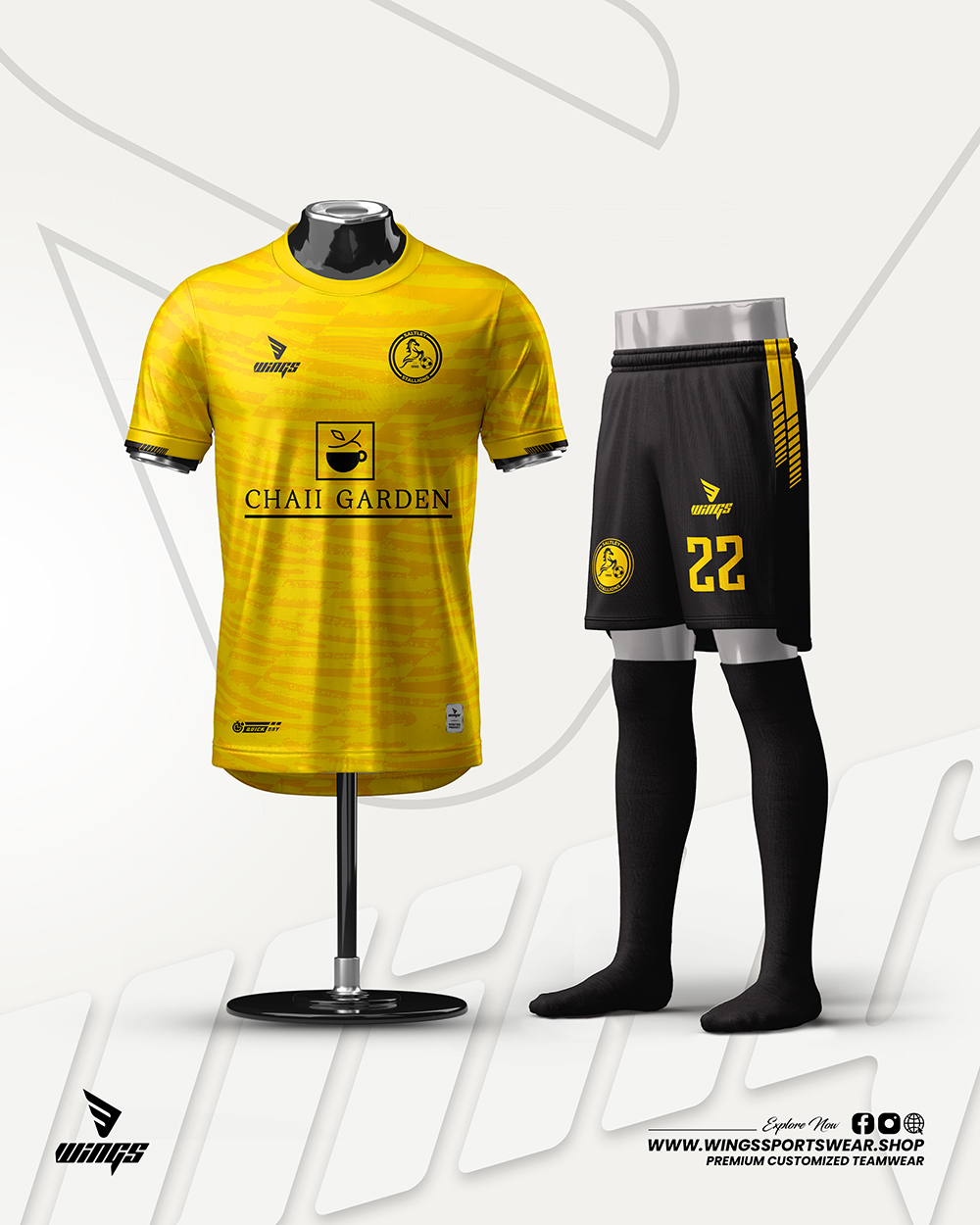Home Jersey Design & Manufacturing for Saltley Stallions FC, UK
