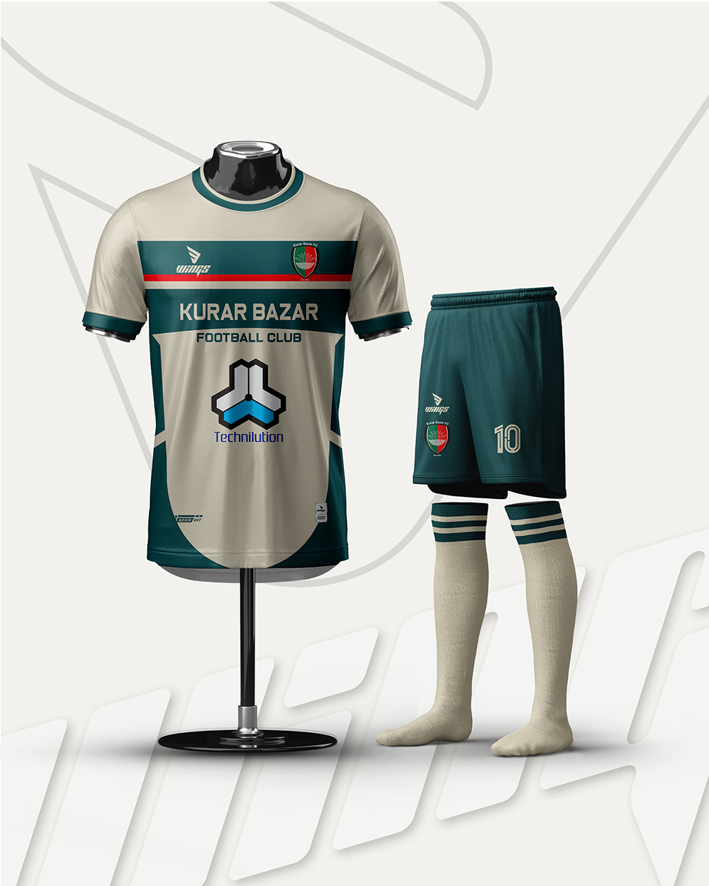 Jersey Design & Manufacturing for Kurar Bazar FC, UK