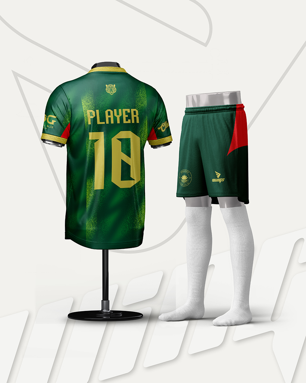 Jersey Design & Manufacturing for the Bangladesh Football Team, UK Gallery Image 1