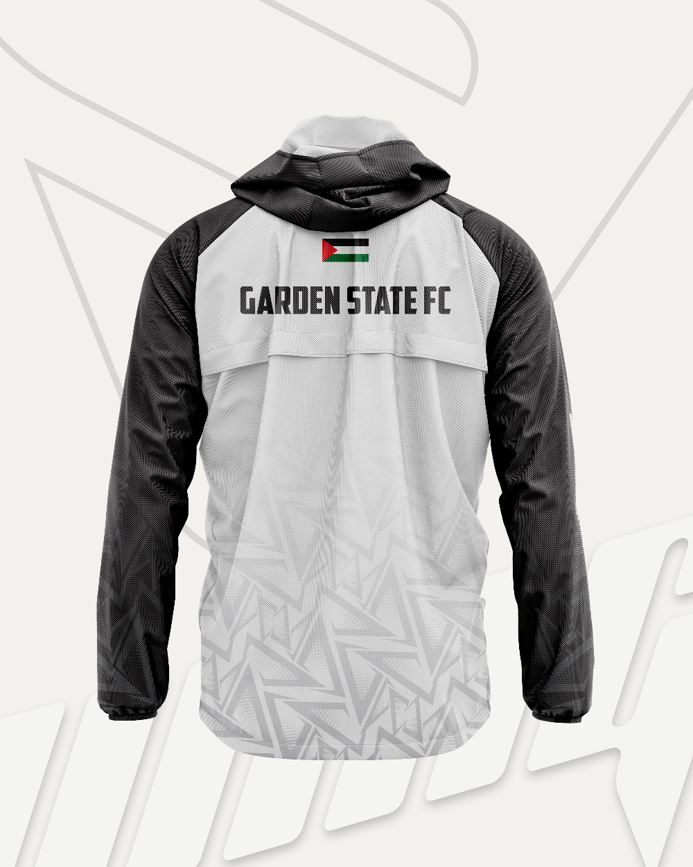 Windbreaker Jacket Design and Manufacturing for GARDEN STATE FC, USA Gallery Image 1