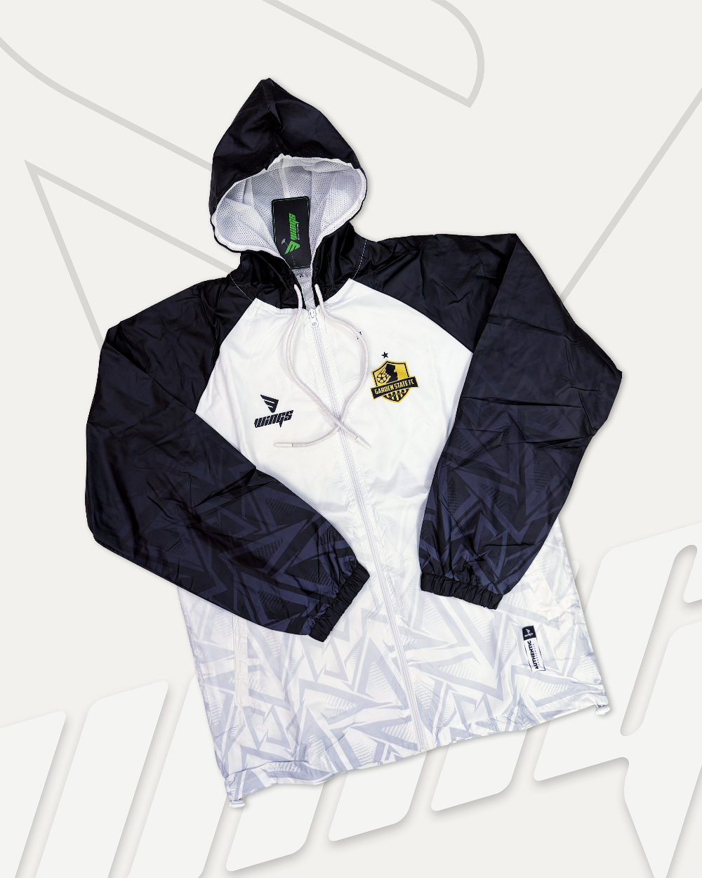 Windbreaker Jacket Design and Manufacturing for GARDEN STATE FC, USA Gallery Image 2