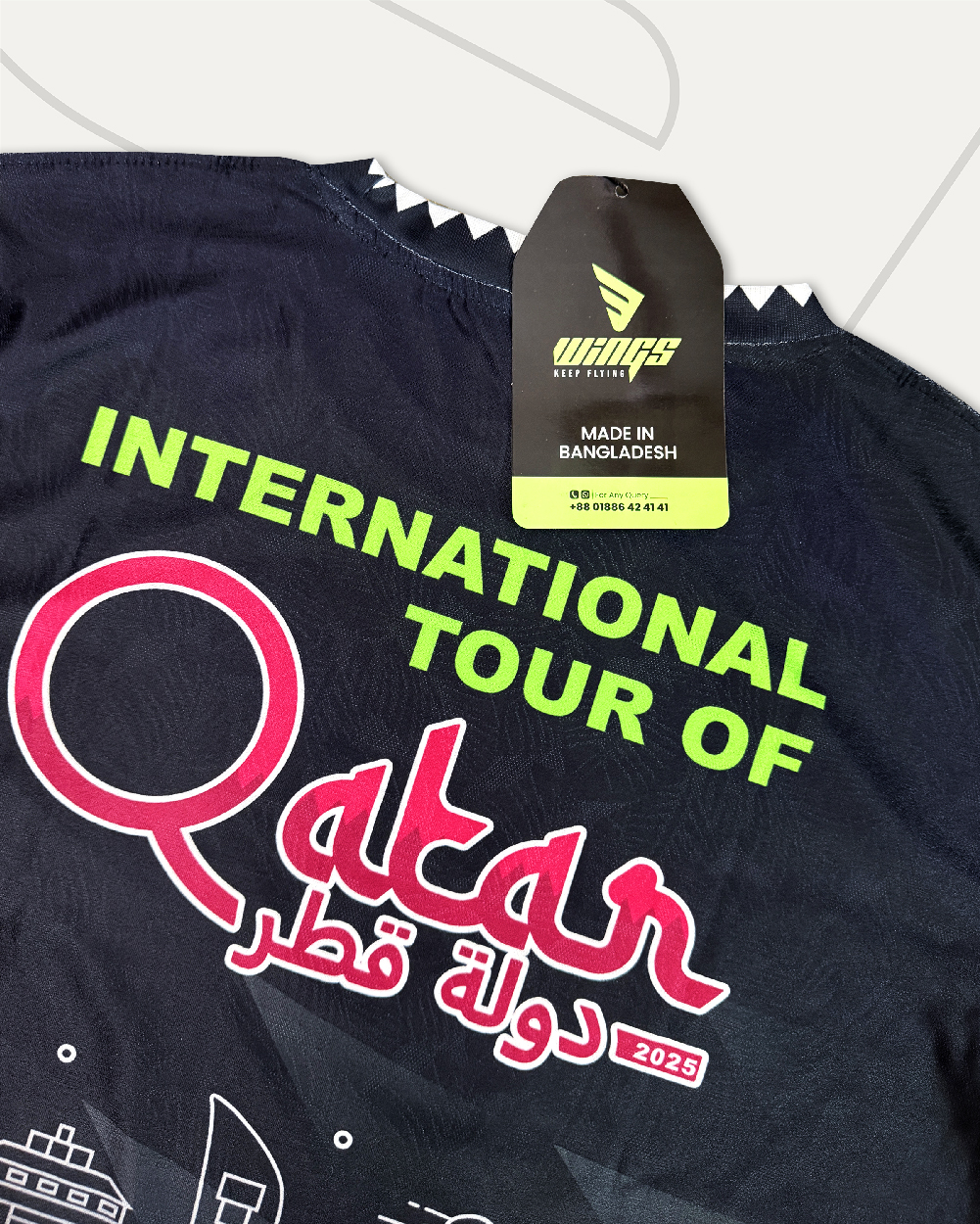 Jersey Design and Manufacturing for 360 FA, UK to Qatar Tour Gallery Image 5