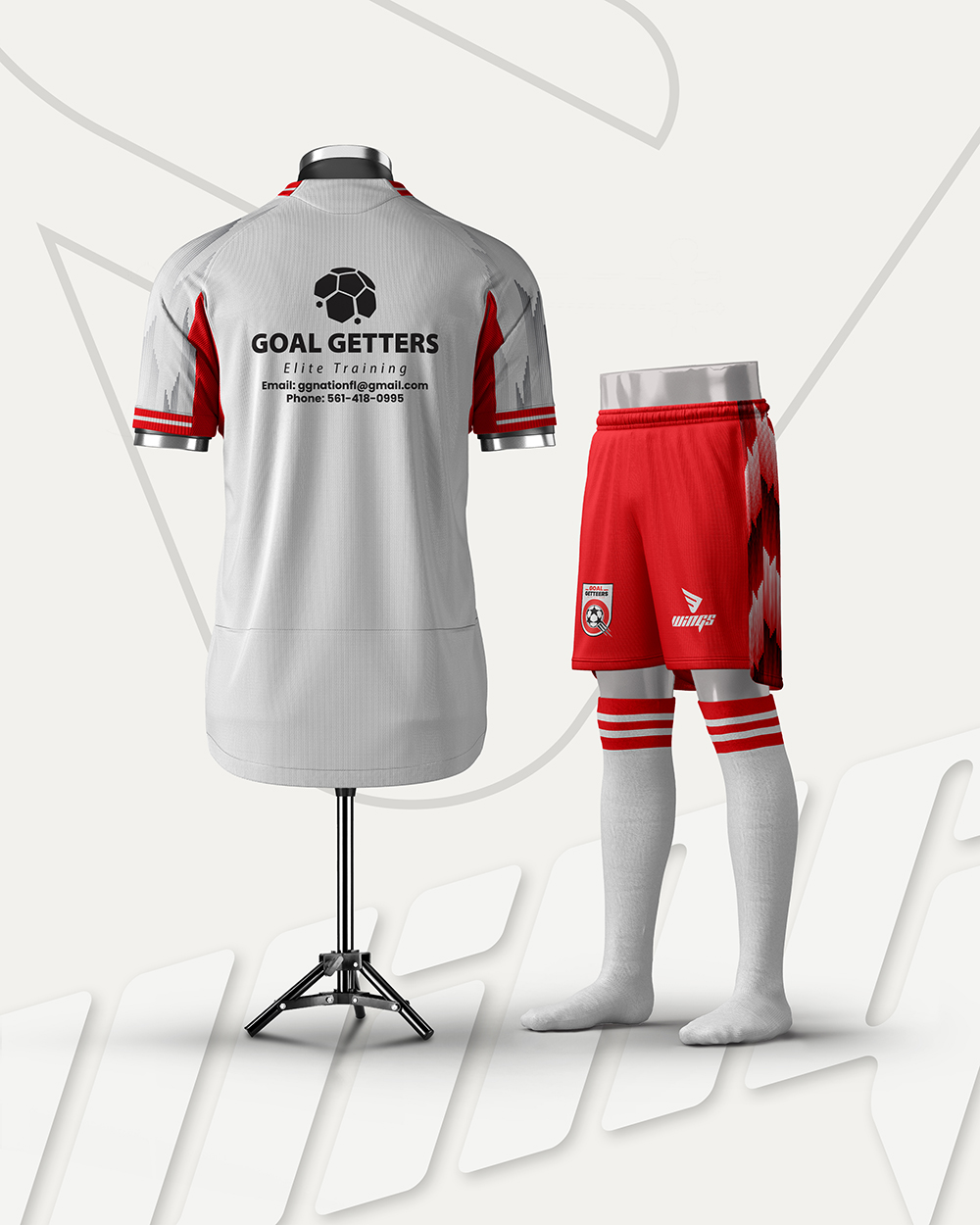 Jersey Design and Manufacturing for GOAL GETTERS Football Academy, USA Gallery Image 1