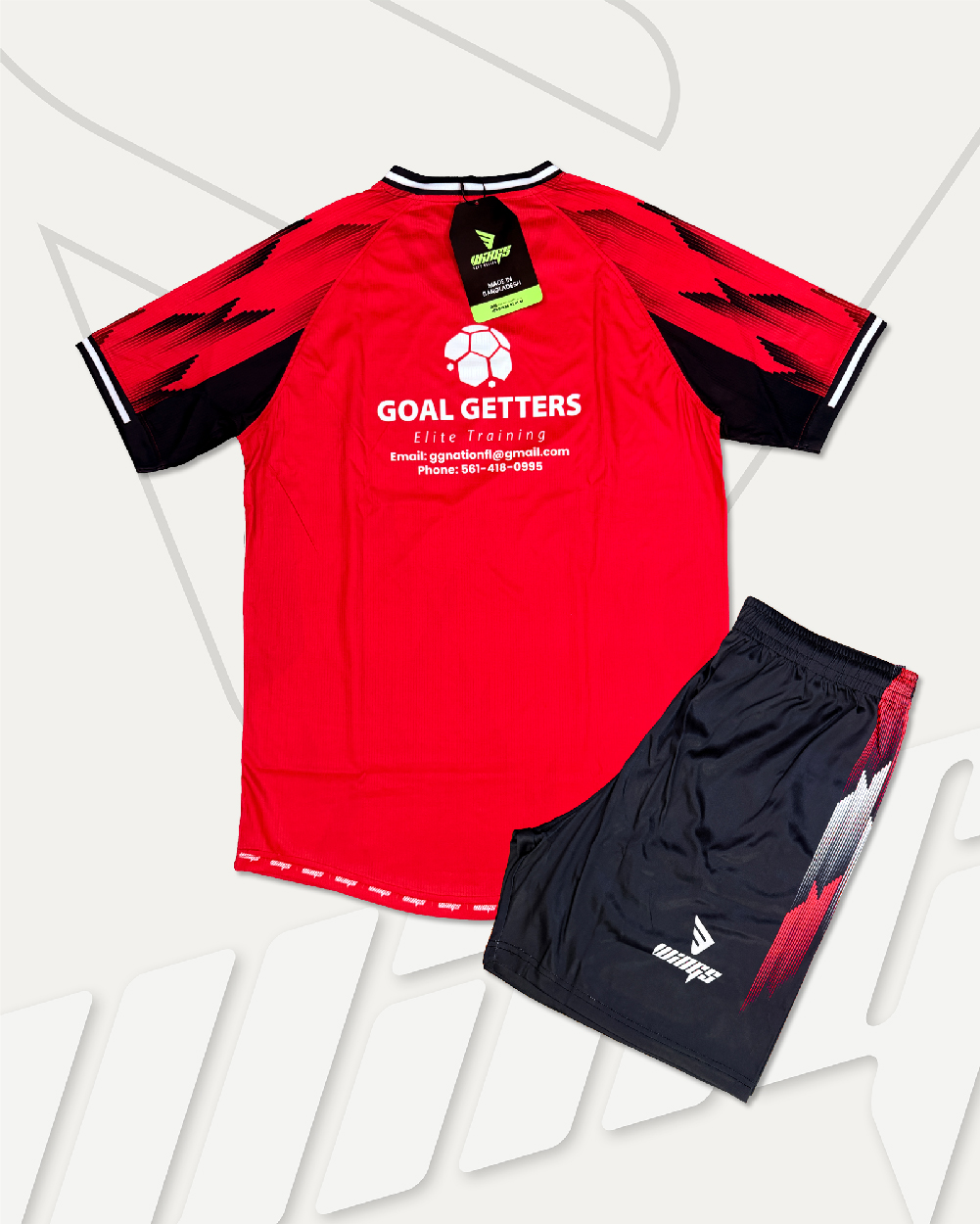 Away Jersey Design and Manufacturing for GOAL GETTERS Football Academy, USA Gallery Image 3