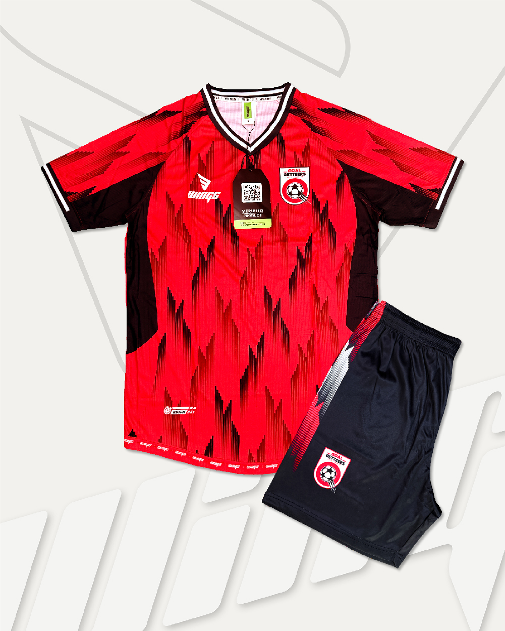 Away Jersey Design and Manufacturing for GOAL GETTERS Football Academy, USA Gallery Image 2