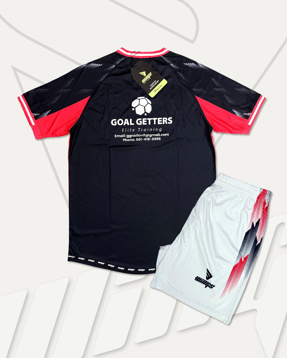 Home Jersey Design and Manufacturing for GOAL GETTERS Football Academy, USA Gallery Image 3
