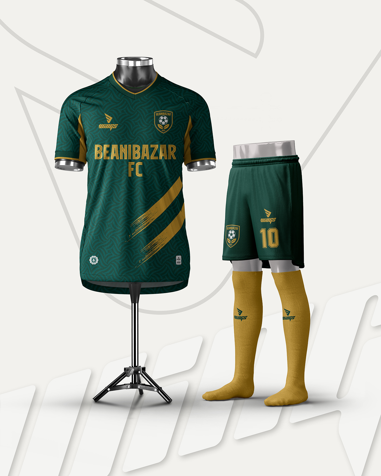 Jersey Design and Manufacturing for Beanibazar FC, UK