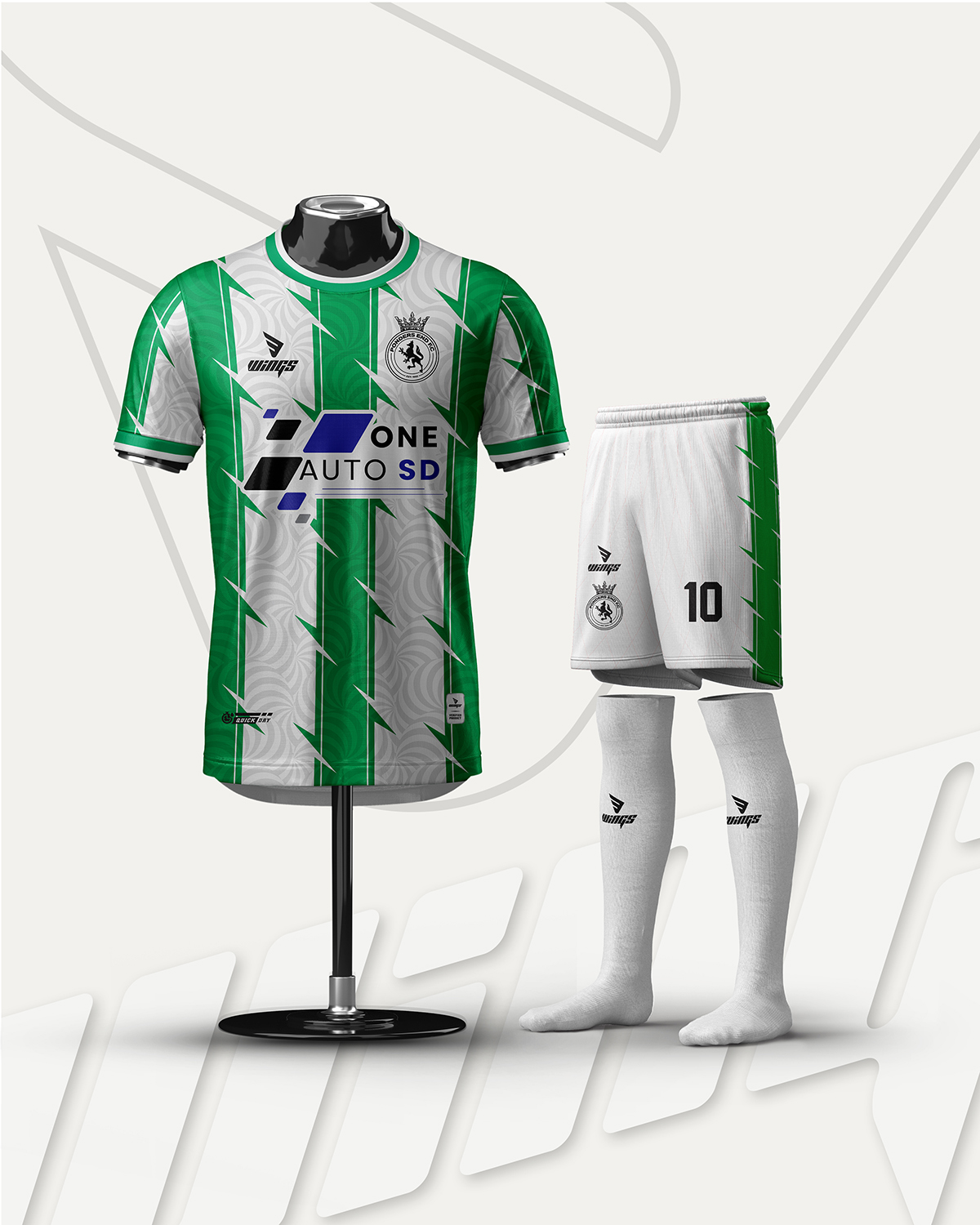 Jersey Design and Manufacturing for Ponders End FC. USA