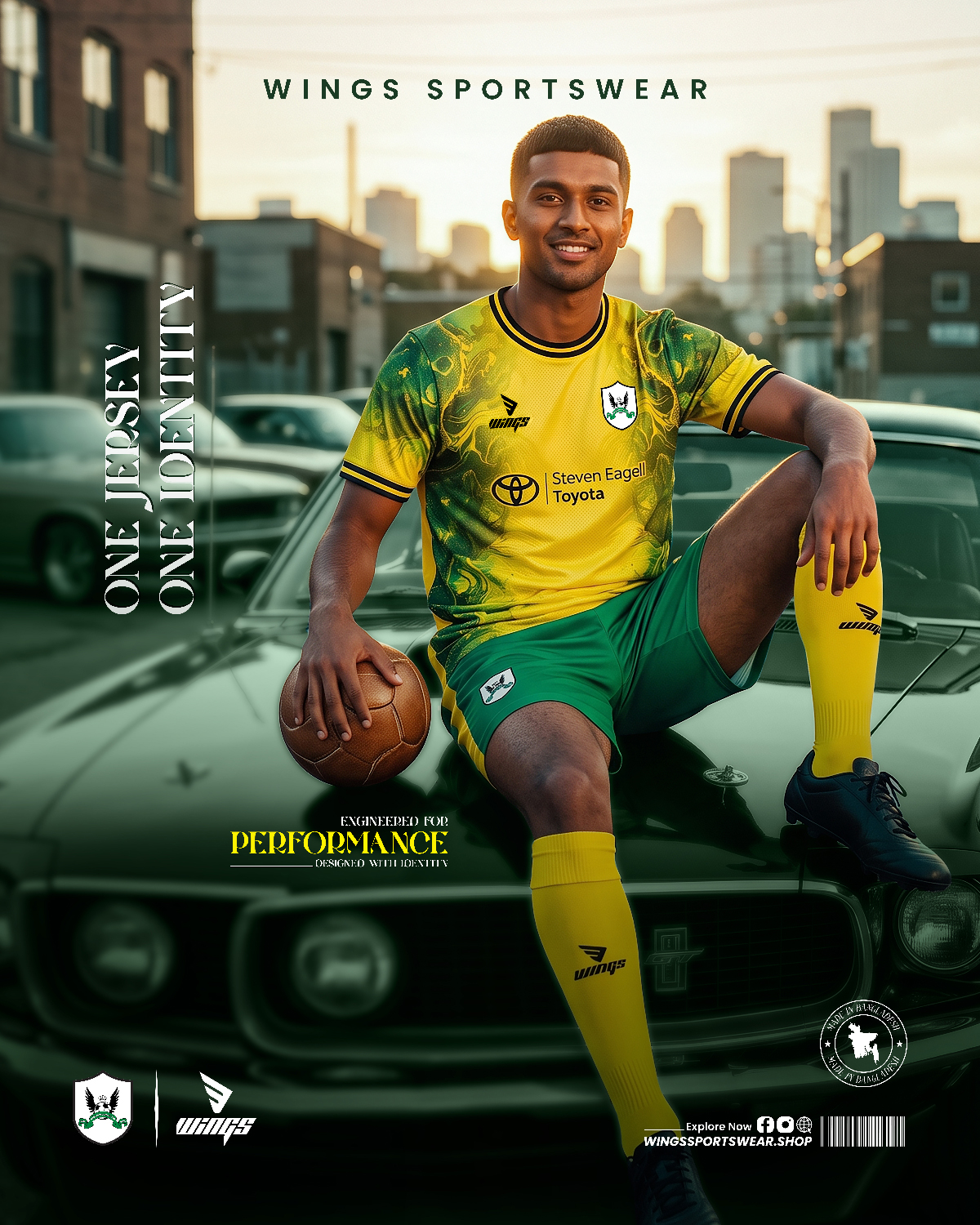 Jersey design and Manufacturing for Elmhurst FC, UK 2026