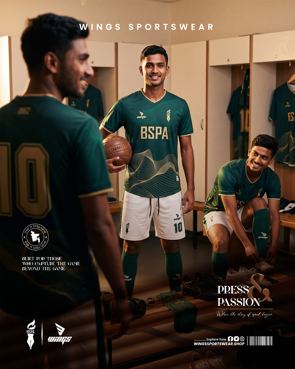 Jersey design and Manufacturing for BSPA Gallery Image 1
