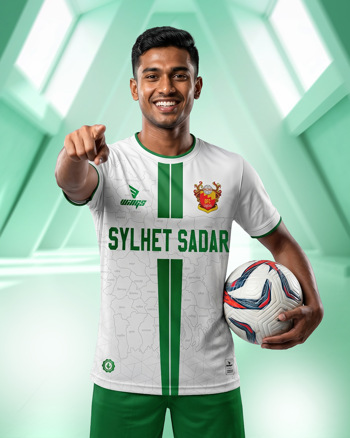 Jersey design and Manufacturing for Sylhet Sadar FC