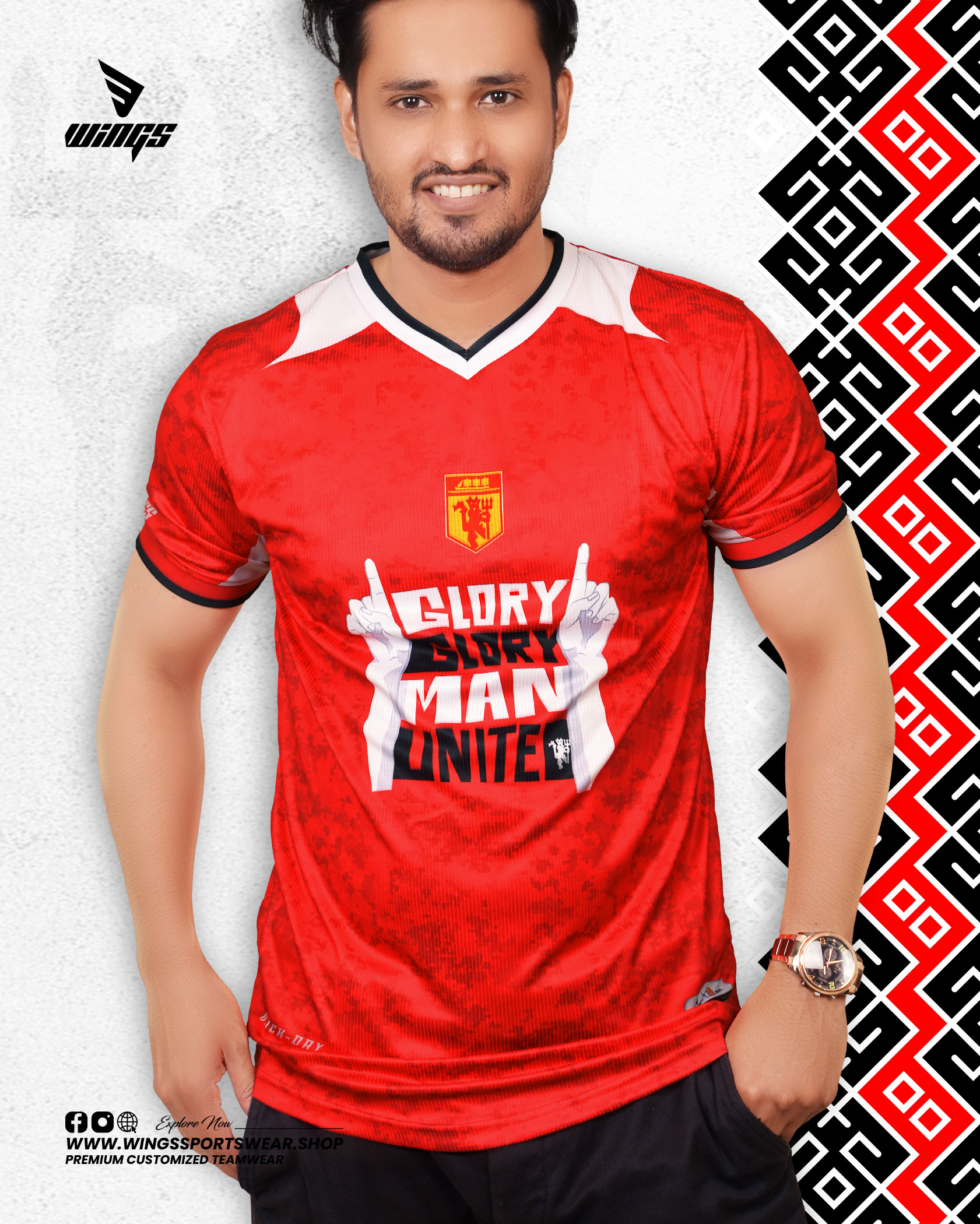 GLORY GLORY MAN UNITED!!
MANCHESTER UNITED  CONCEPT FANS JERSEY-7