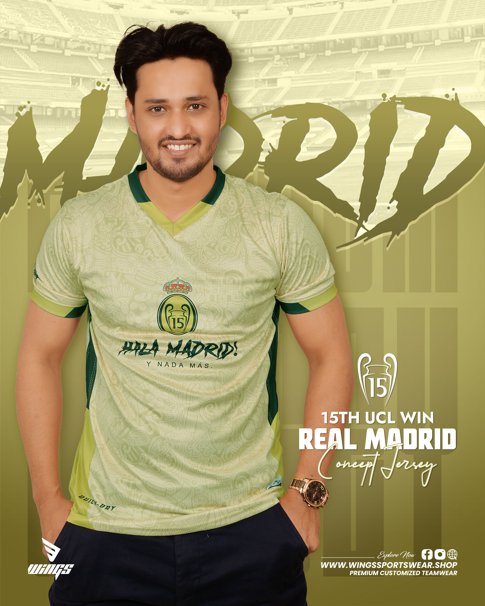 HALA MADRID!!
REAL MADRID CF CONCEPT FANS JERSEY-3