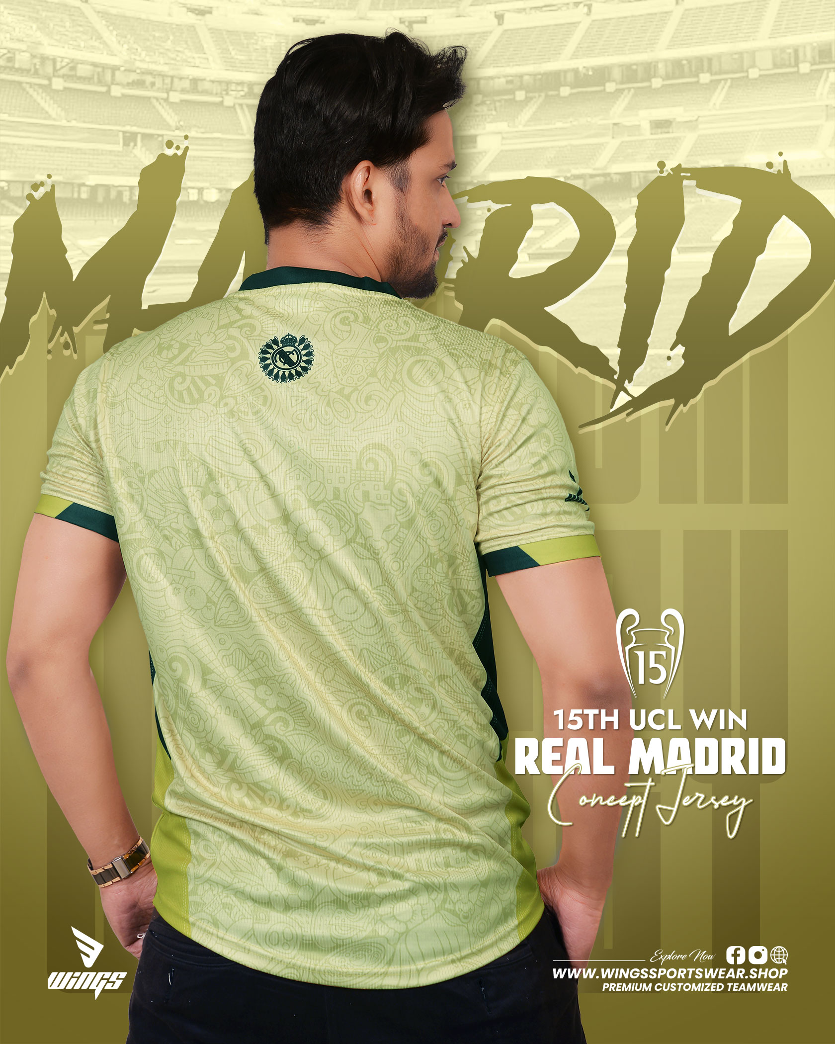 HALA MADRID!!
REAL MADRID CF CONCEPT FANS JERSEY-4