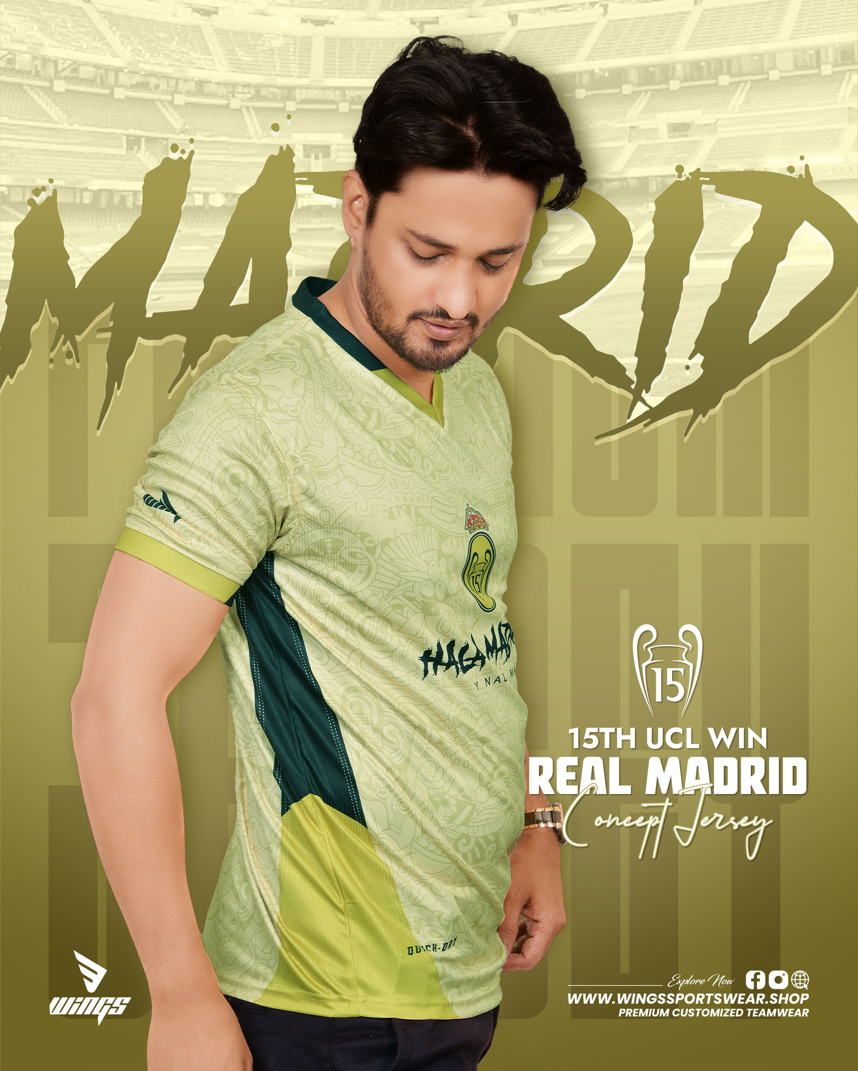 HALA MADRID!!
REAL MADRID CF CONCEPT FANS JERSEY-6