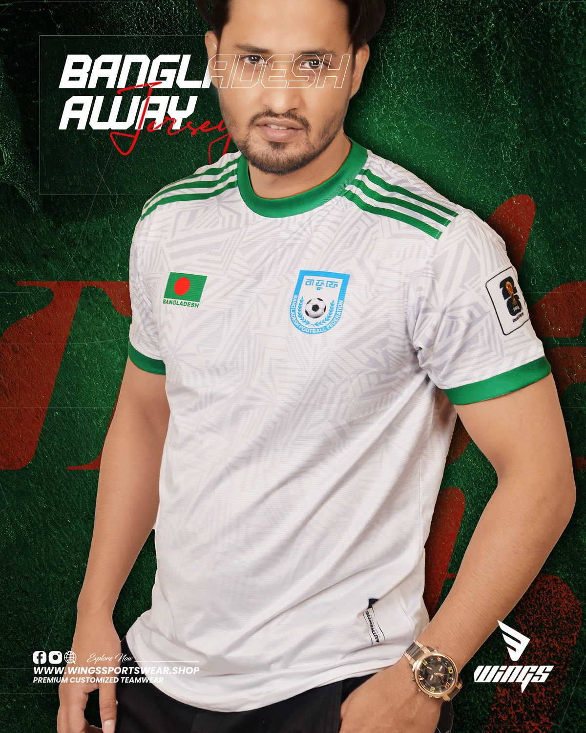 AWAY JERSEY 2024-25!!
BANGLADESH NATIONAL FOOTBALL TEAM-5