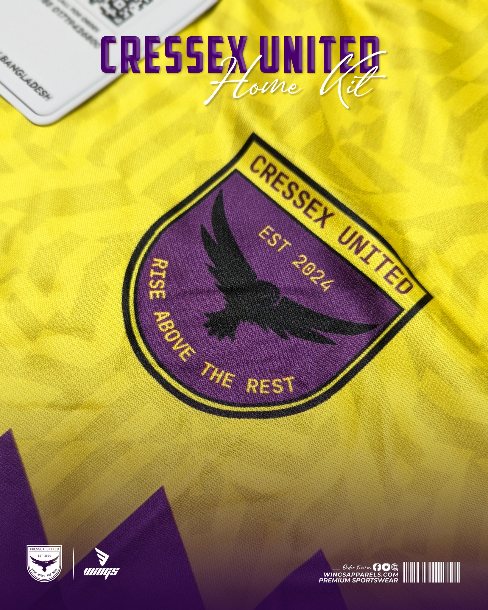 HOME KIT 2024-25!! CRESSEX UNITED FC, UK Gallery Image 3