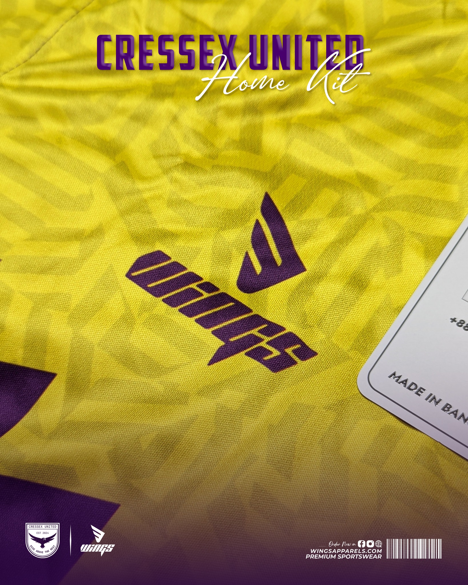 HOME KIT 2024-25!! CRESSEX UNITED FC, UK Gallery Image 4