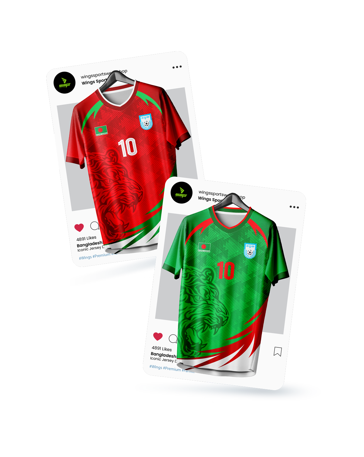 Jersey Design of Bangladesh Women's Football Team