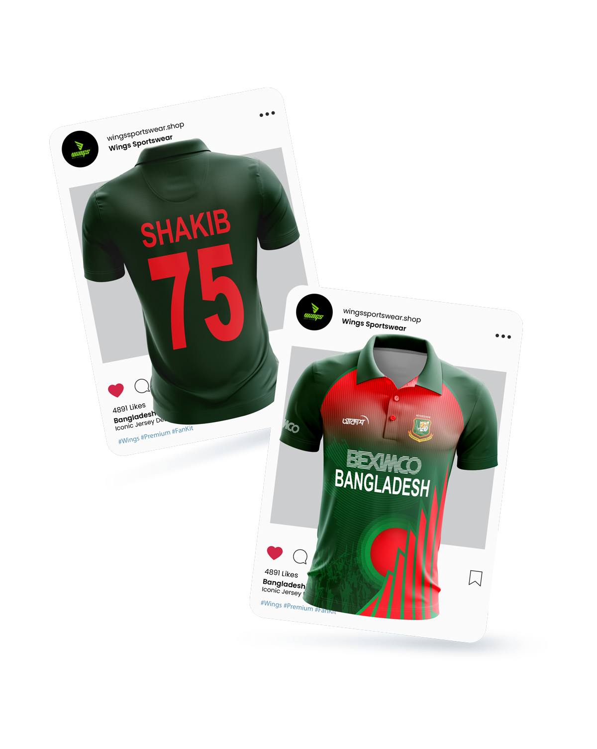 Iconic Jersey Design of Bangladesh National Cricket Team